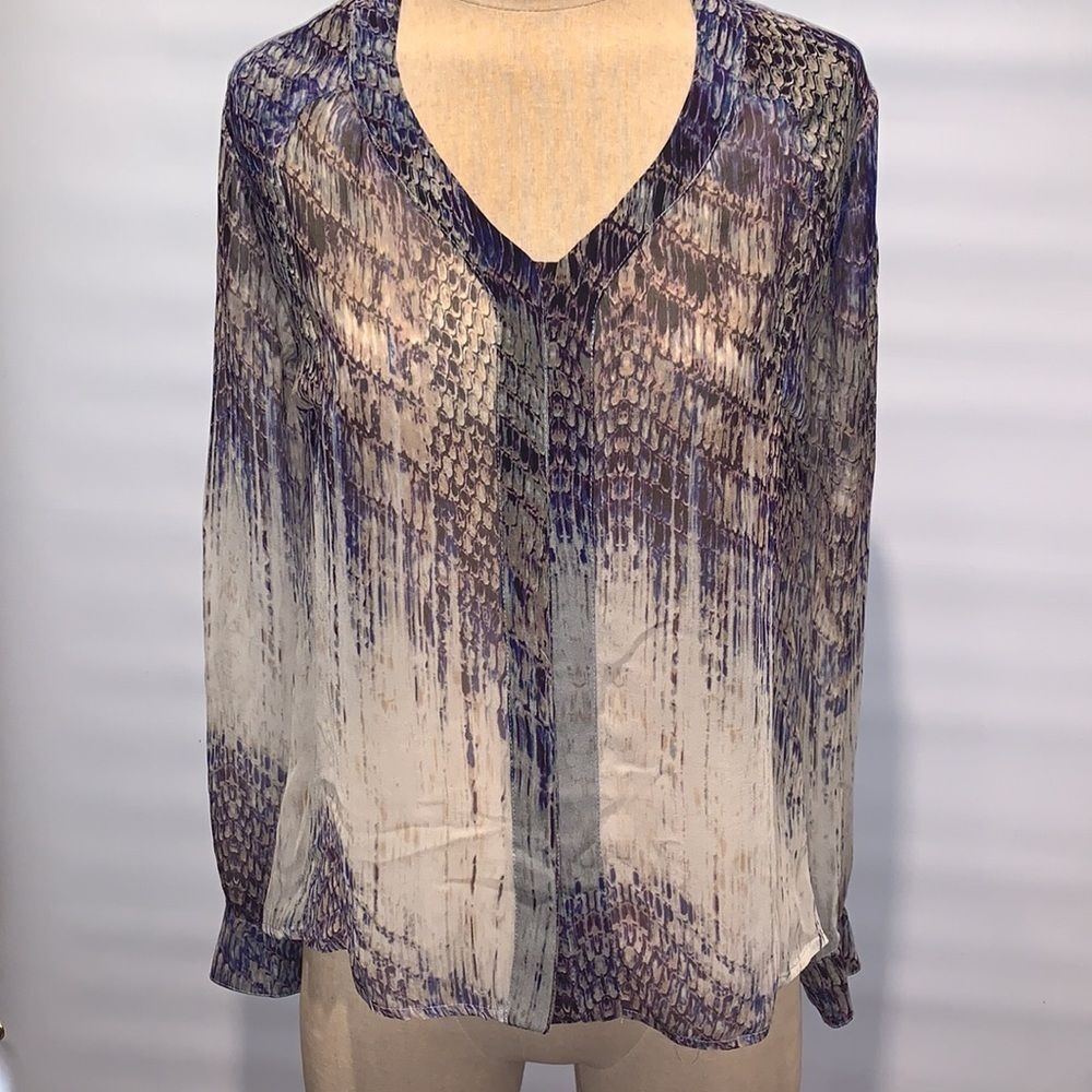Gypsy 05 Global Village 100% Silk blouse, XS
